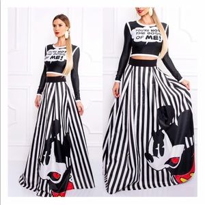 Disney x Sugarbird Mickey record skirt